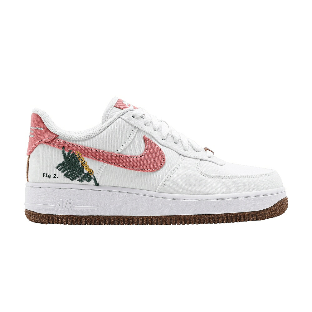 ナイキ 白色 ホワイト エアフォース 'CATECHU' スニーカー レディース NIKE WMNS AIR FORCE 1 LOW SE / WHITE LIGHT SIENNA WHITE｜スニケス