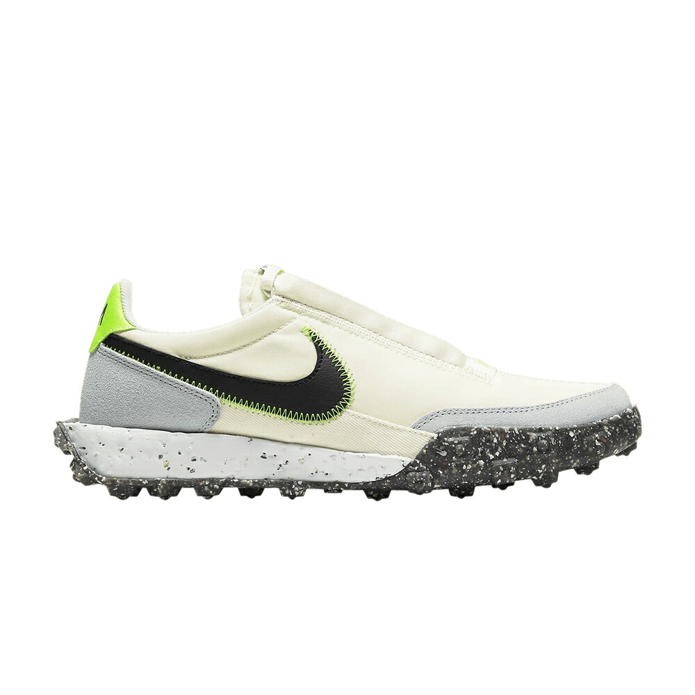ナイキ ワッフル アイボリー 緑 グリーン 'PALE GREEN' スニーカー レディース NIKE WMNS WAFFLE RACER CRATER IVORY ELECTRIC / PALE IVORY ELECTRIC GREEN PHOTON｜スニケス