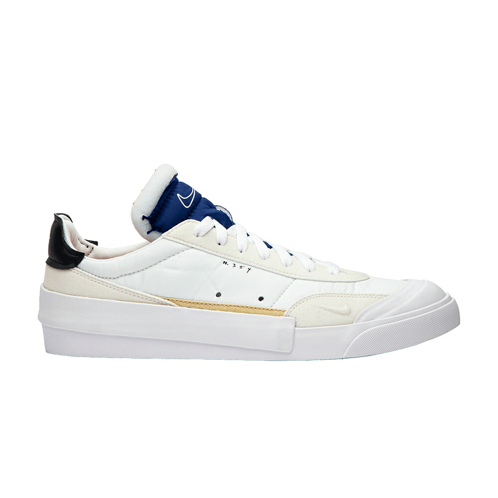 ナイキ 白色 ホワイト 黒色 ブラック ディープ 'LABEL COLLECTION' スニーカー メンズ NIKE DROP TYPE LX / SUMMIT WHITE BLACK WHITE DEEP|スニケス
