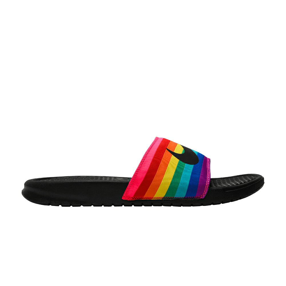 ナイキ ベナッシ サンダル 黒色 ブラック 'BE TRUE' スニーカー メンズ NIKE BENASSI JDI / BLACK BLACK MULTI COLOR｜スニケス 41,535円