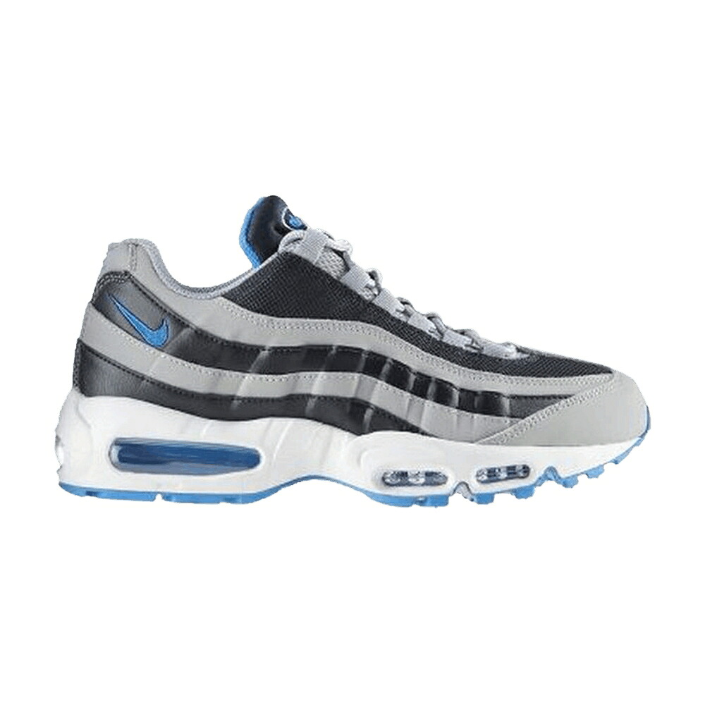 ナイキ マックス 灰色 グレー 青色 ブルー エアマックス 'WOLF OBSIDIAN' スニーカー メンズ NIKE AIR MAX 95 GREY / WOLF GREY BLUE GLOW DARK|スニケス