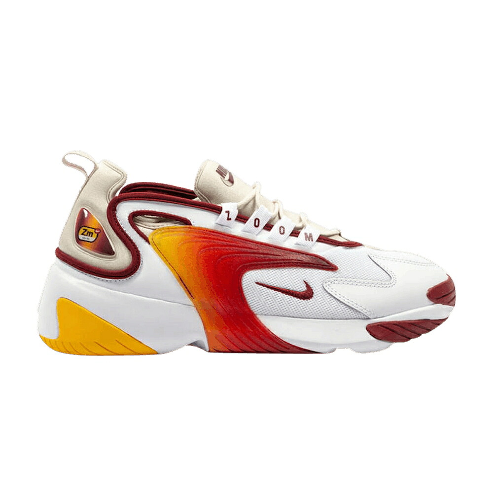ナイキ ズーム 白色 ホワイト チーム 赤 レッド 'RED OREWOOD' スニーカー メンズ NIKE ZOOM 2K LIGHT / WHITE TEAM RED LIGHT OREWOOD｜スニケス