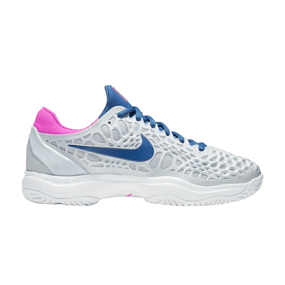 ナイキ ズーム 青色 ブルー ピンク ハーフ ブラスト 白色 ホワイト 'HALF BLAST' スニーカー レディース NIKE WMNS ZOOM CAGE 3 BLUE PINK / HALF BLUE PINK BLAST WHITE｜スニケス