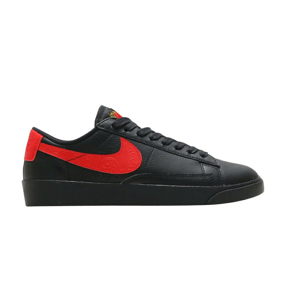 ナイキ ブレイザー 黒色 ブラック 赤 レッド 'RUSSIAN FLORAL' スニーカー レディース NIKE WMNS BLAZER LOW / BLACK UNIVERSITY RED UNIVERSITY｜スニケス