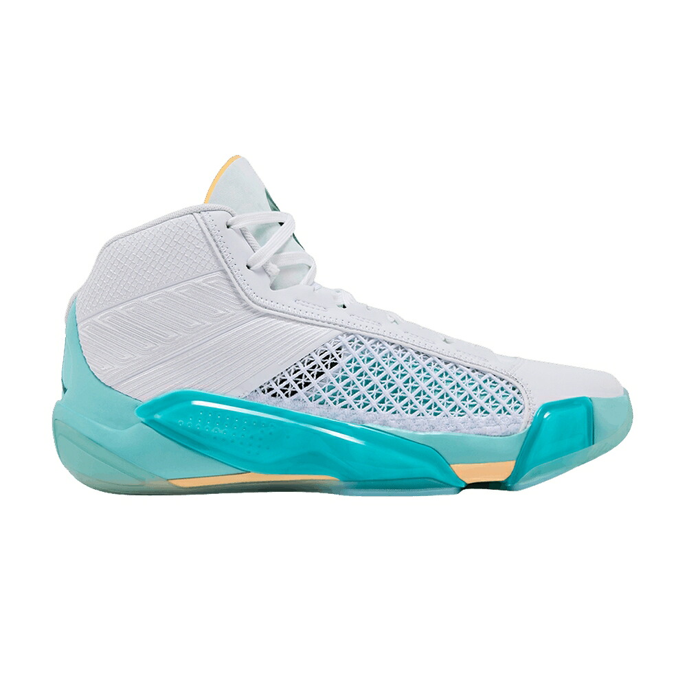 ナイキ 白色 ホワイト 翡翠 ジェード エアジョーダン 'WHITE JADE' スニーカー メンズ AIR JORDAN GUO AILUN X AIR JORDAN 38 PF CLEAR / WHITE CLEAR JADE JADE ICE|スニケス