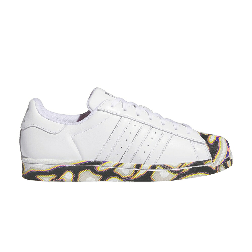 アディダス スーパースター 白色 ホワイト 銀色 シルバー コア \'PRIDE\' スニーカー メンズ ADIDAS PABLLO VITTAR X SUPERSTAR / CLOUD WHITE SILVER METALLIC CORE｜スニケス