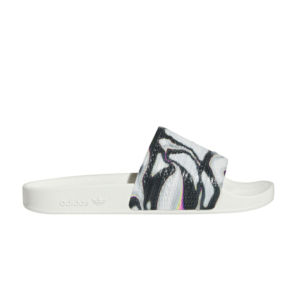 アディダス アディレッタ サンダル 白色 ホワイト 黒色 ブラック ボックス 'PRIDE' スニーカー メンズ ADIDAS PABLLO VITTAR X ADILETTE SLIDE / CLOUD WHITE BLACK BLACK BOX｜スニケス 35,100円