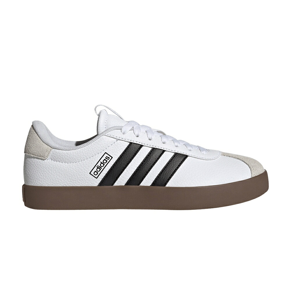アディダス コート 黒色 ブラック 白色 ホワイト コア 灰色 グレー 3.0 'WHITE GUM' スニーカー レディース ADIDAS WMNS VL COURT BLACK / CLOUD WHITE CORE BLACK GREY ONE｜スニケス