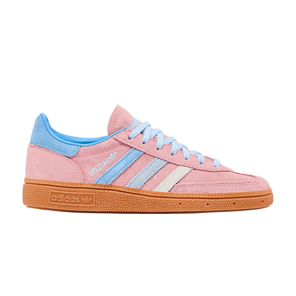 アディダス ハンドボール スペシアル ピンク 青色 ブルー スカイ 'SEMI BLUE' スニーカー レディース ADIDAS WMNS HANDBALL SPEZIAL PINK SPARK / SEMI PINK SPARK LIGHT BLUE SKY|スニケス