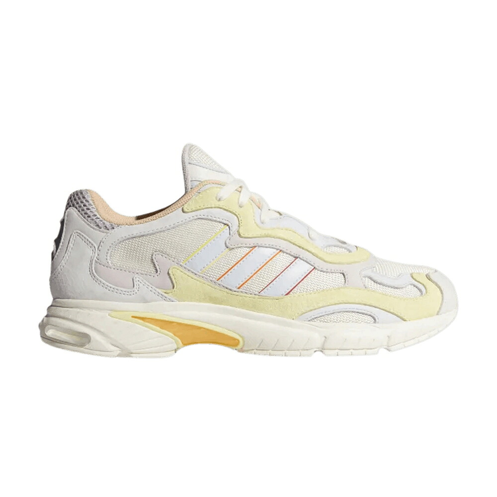 アディダス ラン 白色 ホワイト 青色 ブルー 黄色 イエロー 'PRIDE' スニーカー メンズ ADIDAS TEMPER RUN / OFF WHITE BLUE TINT ICE YELLOW｜スニケス 375,840円