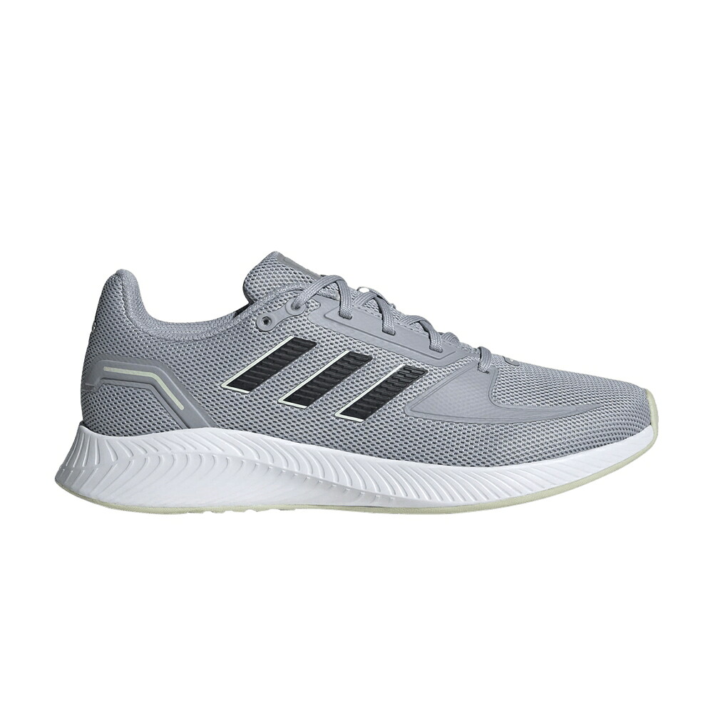 アディダス 銀色 シルバー コア 黒色 ブラック 2.0 'HALO SILVER' スニーカー レディース ADIDAS WMNS RUNFALCON / HALO SILVER CORE BLACK LINEN｜スニケス