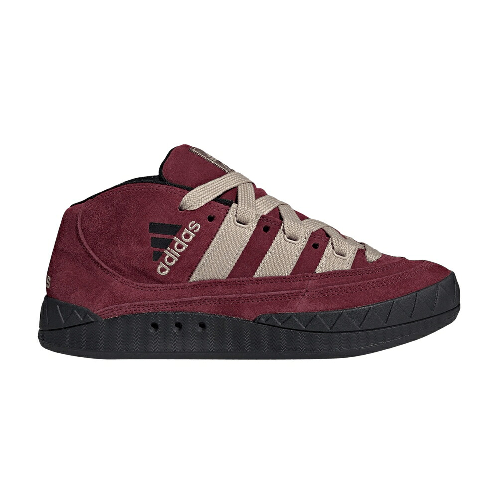 アディダス ミッド マルーン ベージュ コア 黒色 ブラック 'MAROON BEIGE' スニーカー メンズ ADIDAS ADIMATIC MID WONDER / MAROON WONDER BEIGE CORE BLACK|スニケス