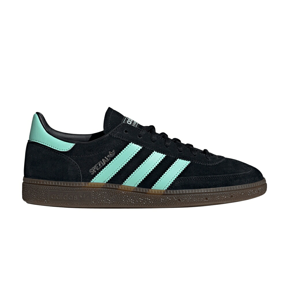 アディダス ハンドボール スペシアル コア 黒色 ブラック 'BLACK MINT' スニーカー メンズ ADIDAS HANDBALL SPEZIAL CLEAR / CORE BLACK CLEAR MINT GUM｜スニケス