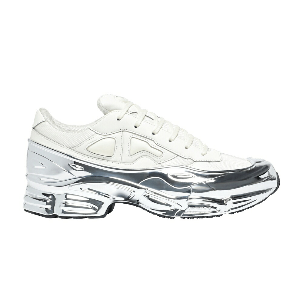アディダス クリーム 白色 ホワイト 銀色 シルバー ラフシモンズ 'MIRRORED WHITE' スニーカー メンズ ADIDAS RAF SIMONS X OZWEEGO - CREAM / CREAM WHITE SILVER METALLIC|スニケス
