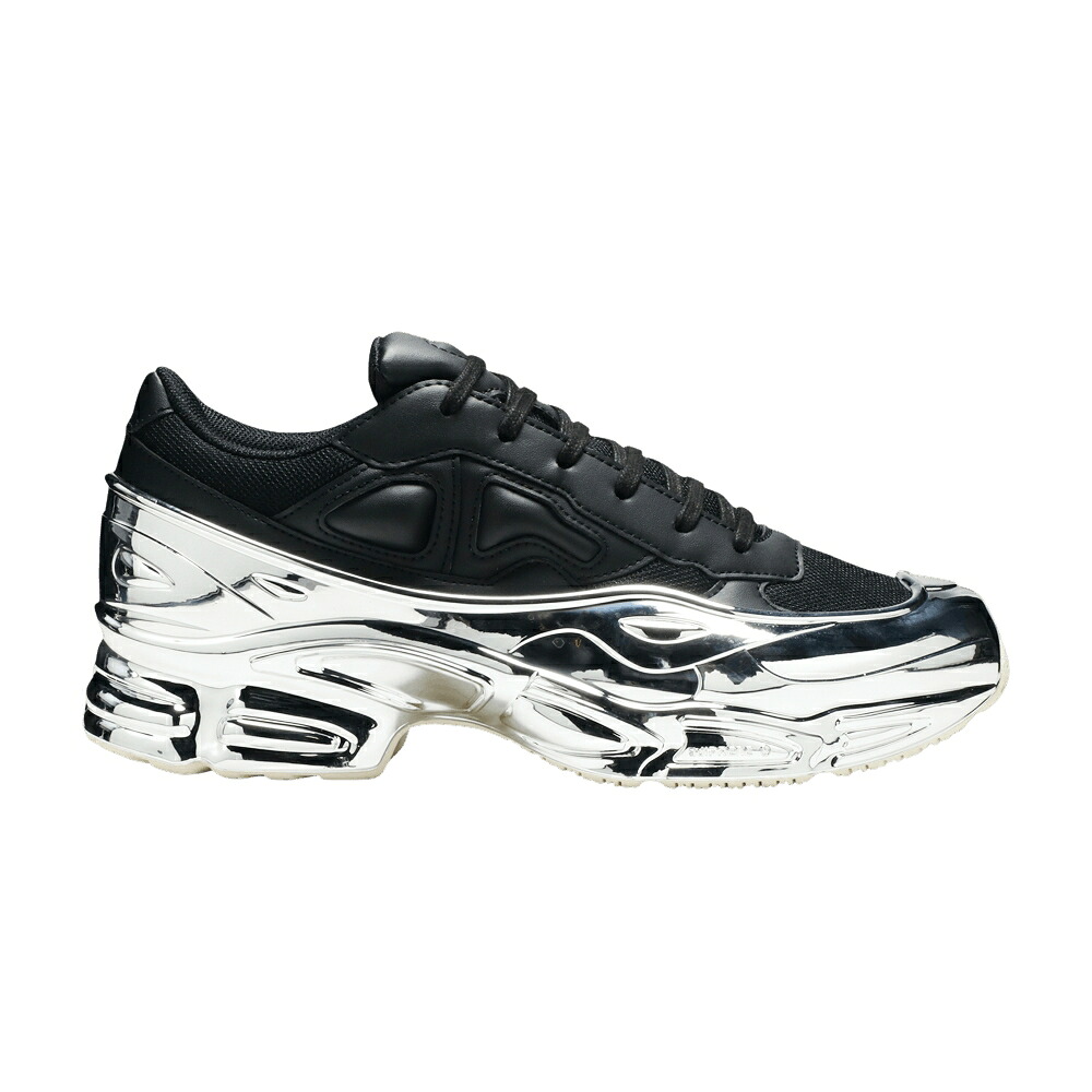 アディダス コア 黒色 ブラック 銀色 シルバー ラフシモンズ 'MIRRORED BLACK' スニーカー メンズ ADIDAS RAF SIMONS X OZWEEGO - / CORE BLACK SILVER METALLIC|スニケス