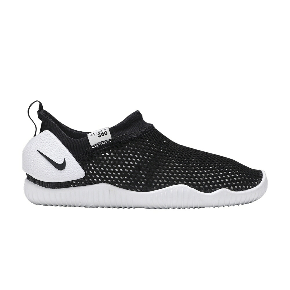 ナイキ アクア 黒色 ブラック 白色 ホワイト 'BLACK WHITE' ジュニア キッズ NIKE AQUA SOCK 360 GS / BLACK BLACK WHITE ベビー マタニティ スニーカー｜スニケス