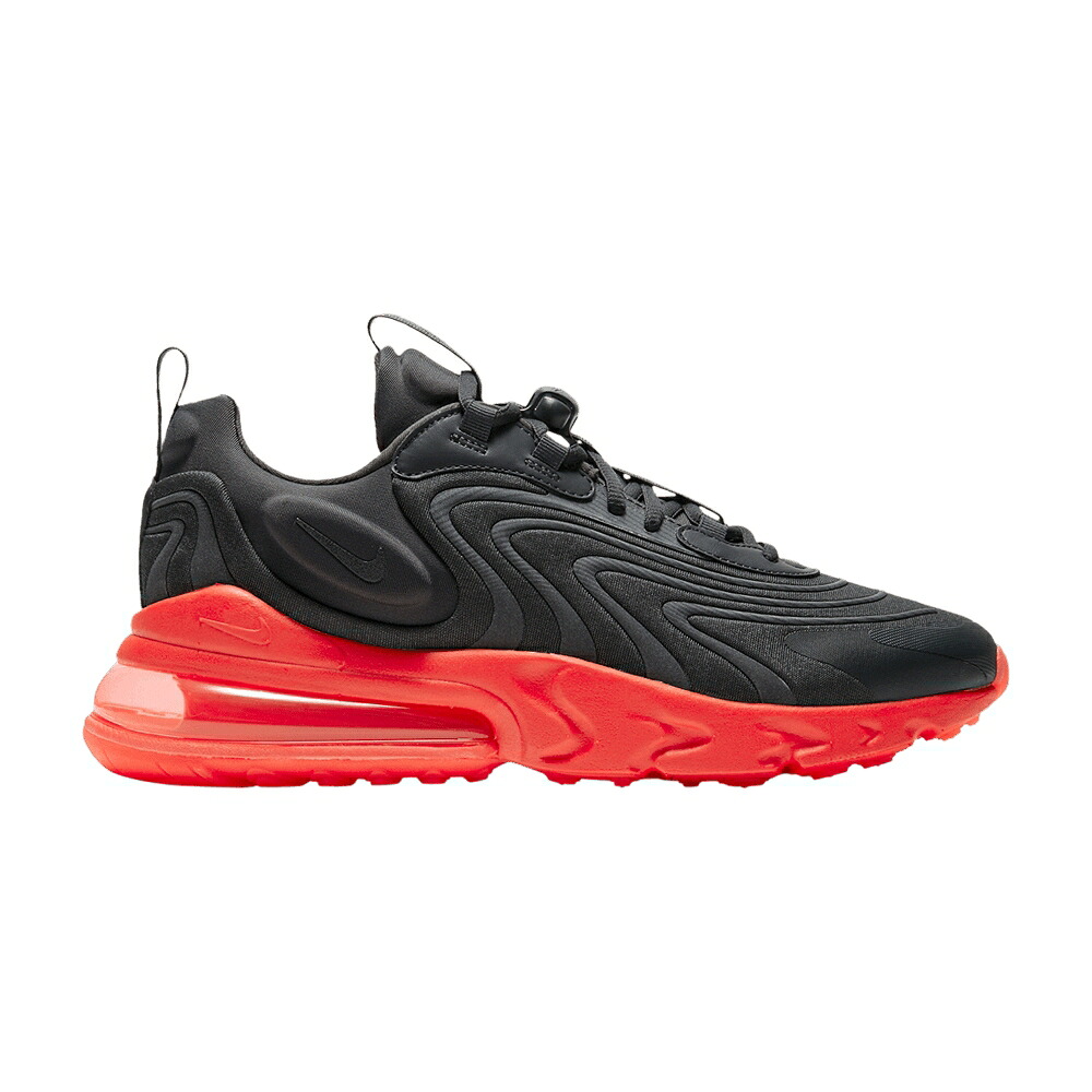 ナイキ マックス リアクト 灰色 グレー 黒色 ブラック エアマックス 'DARK CRIMSON' スニーカー メンズ NIKE AIR MAX 270 REACT ENG SMOKE GREY / DARK SMOKE GREY BLACK BRIGHT｜スニケス