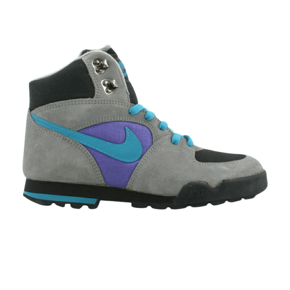 ナイキ ハイ 黒色 ブラック スニーカー メンズ NIKE TRANGO HIGH / BLACK I TEAL COL GY｜スニケス