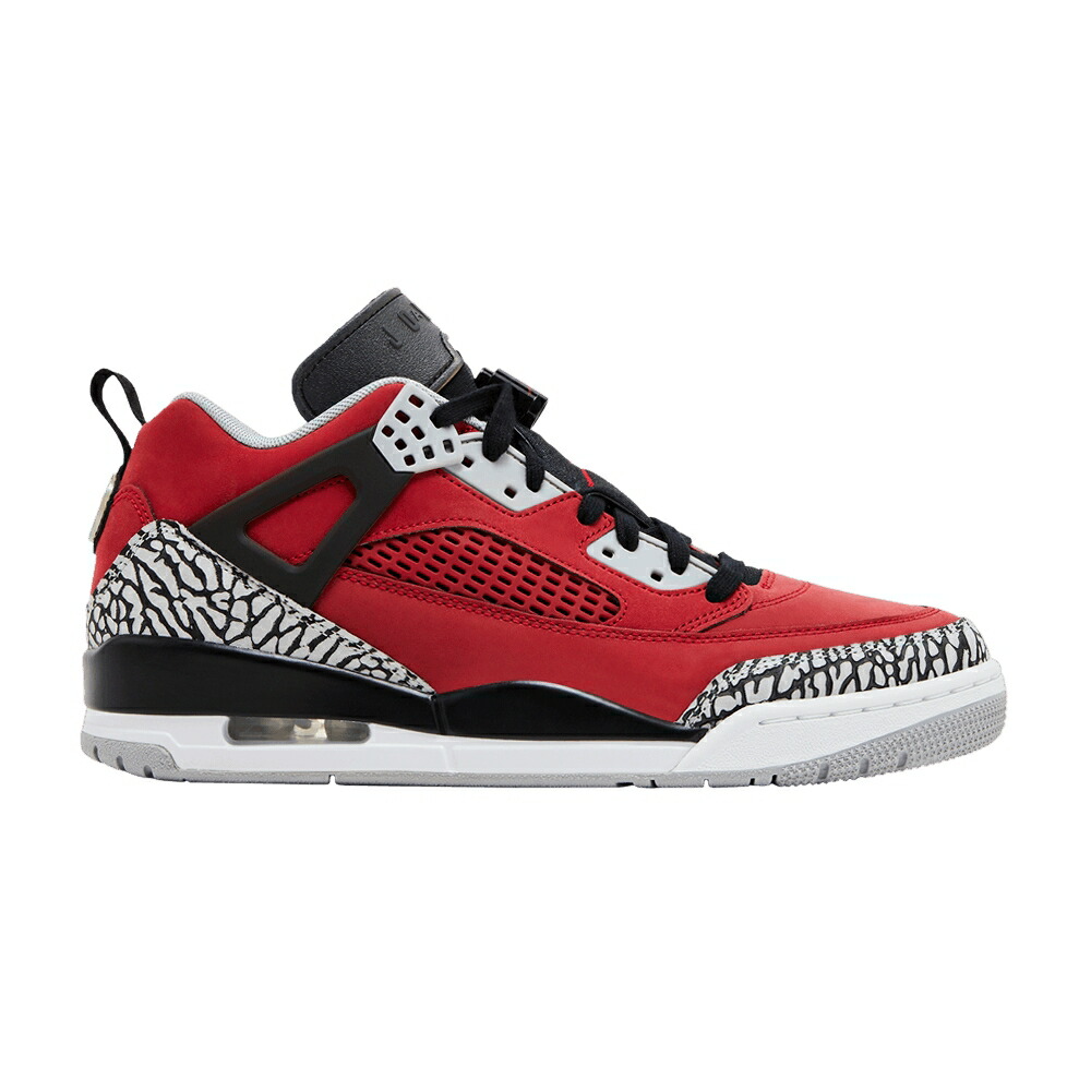 ナイキ 赤 レッド 黒色 ブラック 灰色 グレー クール エアジョーダン 'TORO' スニーカー メンズ AIR JORDAN AIR JORDAN SPIZIKE LOW / GYM RED BLACK WOLF GREY COOL