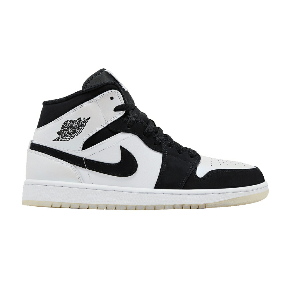 ナイキ ミッド 白色 ホワイト 黒色 ブラック エアジョーダン DIAMOND スニーカー メンズ AIR JORDAN AIR JORDAN 1 MID SE / WHITE BLACK MULTI COLOR