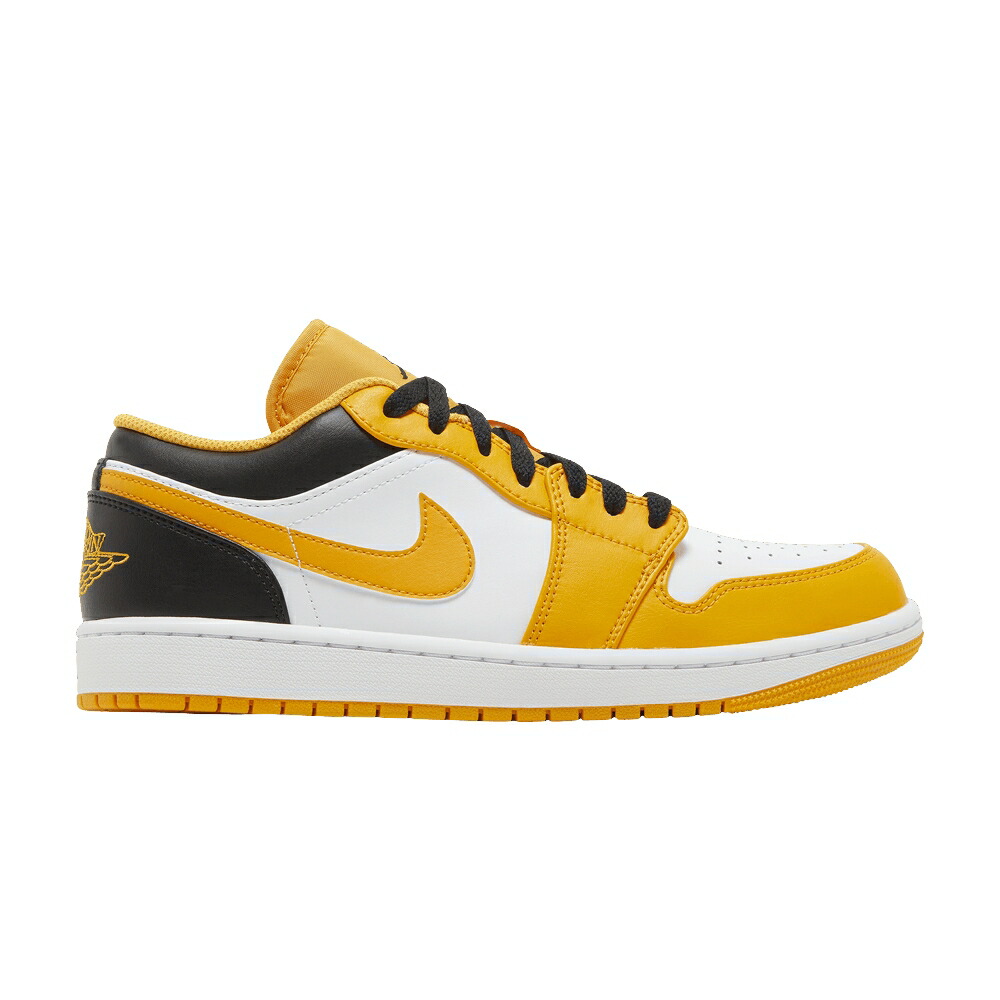 ナイキ 白いこと 白いこと 黒いこと 黒いこと エアジョーダン \u0027TAXI WHITE\u0027 スニーカー メンズ AIR JORDAN AIR JORDAN 1 LOW / TAXI WHITE BLACK