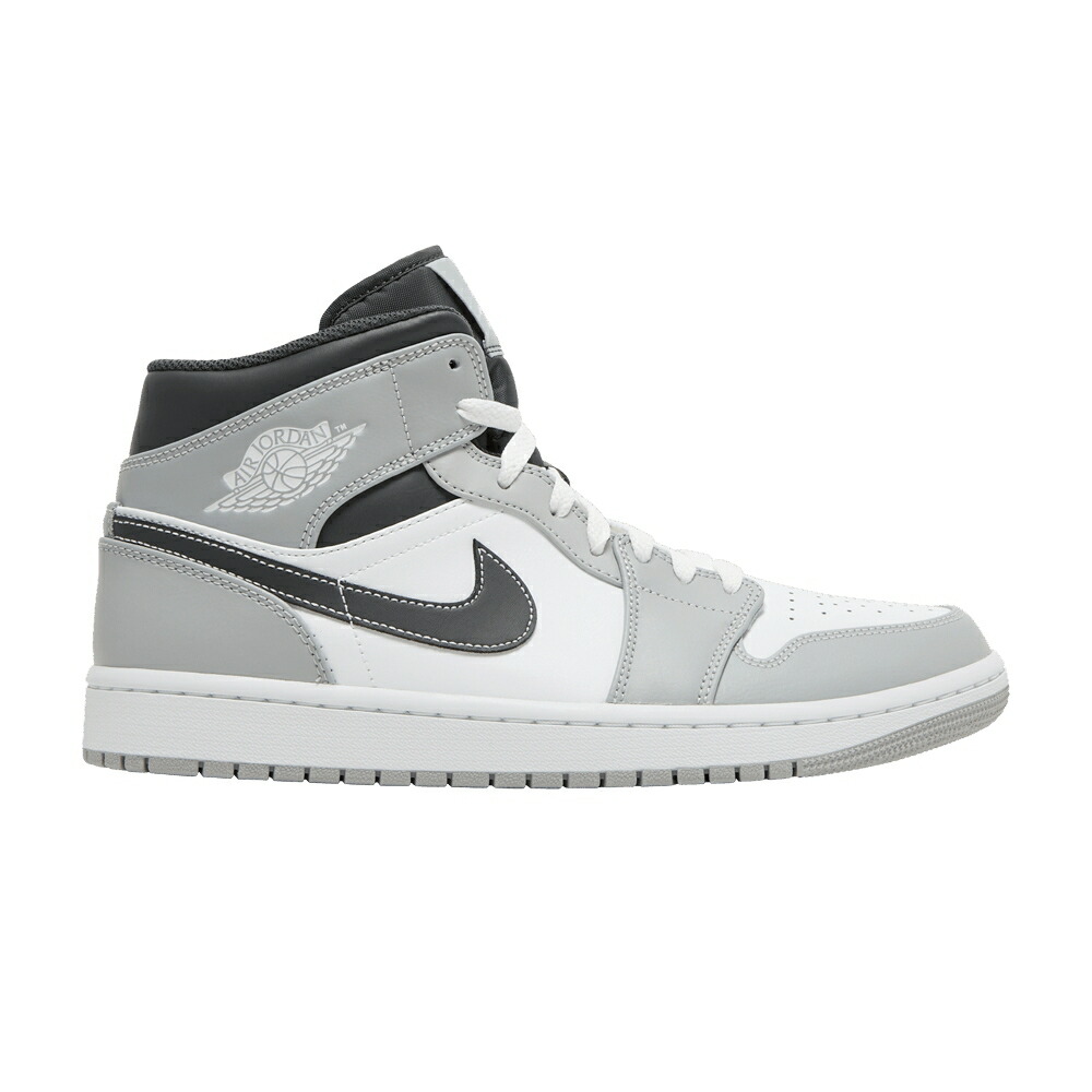 ナイキ ミッド 薄墨色 薄墨色 エアジョーダン \u0027LIGHT GREY\u0027 スニーカー メンズ AIR JORDAN AIR JORDAN 1 MID SMOKE / LIGHT SMOKE GREY ANTHRACITE