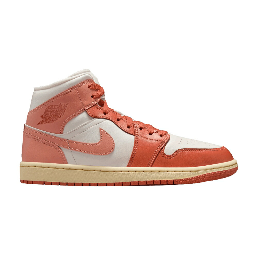 ナイキ ミッド エアジョーダン 'SAIL ROOT' スニーカー レディース AIR JORDAN WMNS AIR JORDAN 1 MID MADDER / SAIL MADDER ROOT MUSLIN LIGHT|スニケス