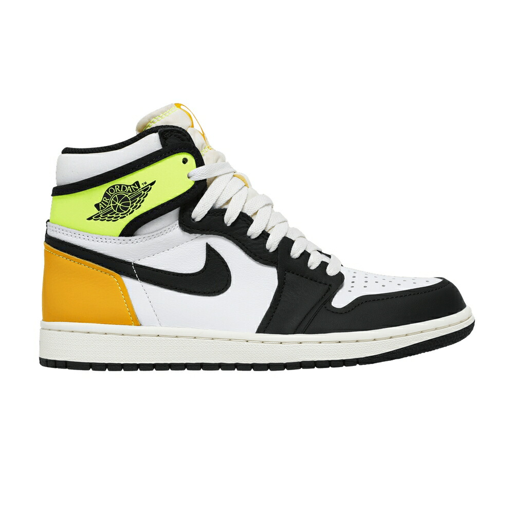 ナイキ ハイ 白色 ホワイト ゴールド 黒色 ブラック エアジョーダン VOLT GOLD スニーカー メンズ AIR JORDAN AIR JORDAN 1 RETRO HIGH OG / WHITE VOLT UNIVERSITY GOLD BLACK