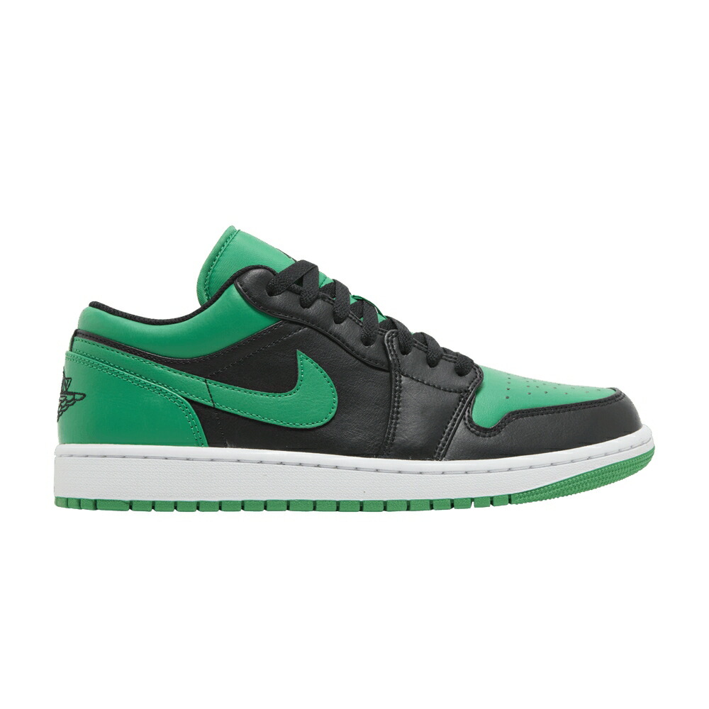 ナイキ 黒色 ブラック 緑 グリーン 白色 ホワイト エアジョーダン BLACK GREEN スニーカー メンズ AIR JORDAN AIR JORDAN 1 LOW LUCKY / BLACK BLACK LUCKY GREEN WHITE