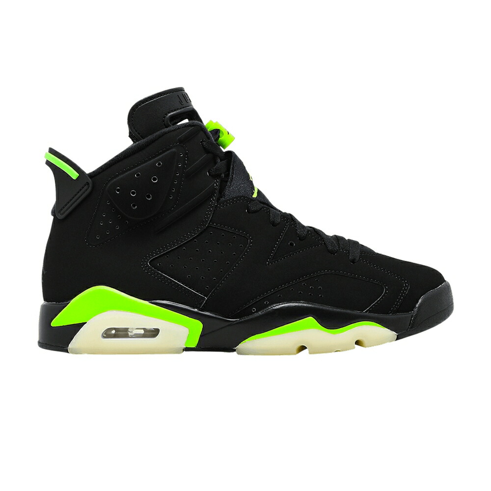 ナイキ 黒色 ブラック 緑 グリーン エアジョーダン ELECTRIC GREEN スニーカー メンズ AIR JORDAN AIR JORDAN 6 RETRO / BLACK ELECTRIC GREEN