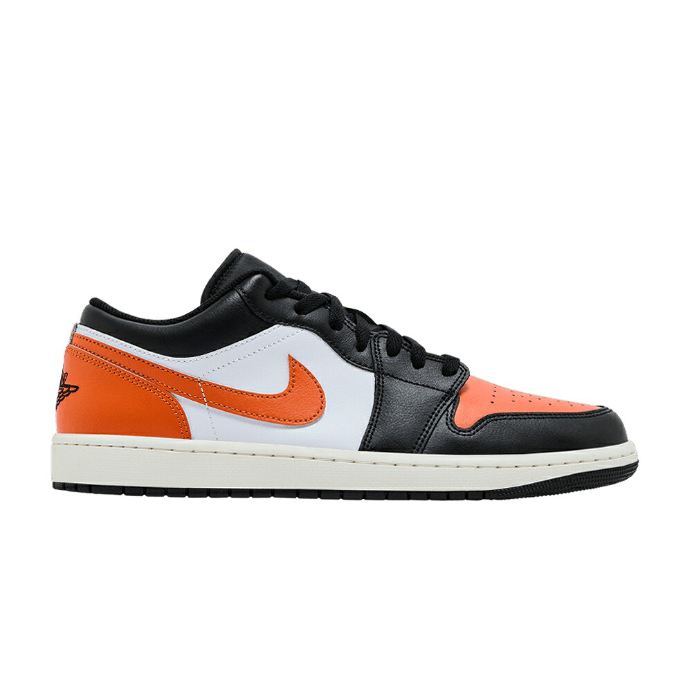 ナイキ 黒いこと 黒いこと 白いこと 白いこと エアジョーダン \u0027SHATTERED ALTERNATE\u0027 スニーカー メンズ AIR JORDAN AIR JORDAN 1 LOW BACKBOARD / BLACK STARFISH WHITE SAIL