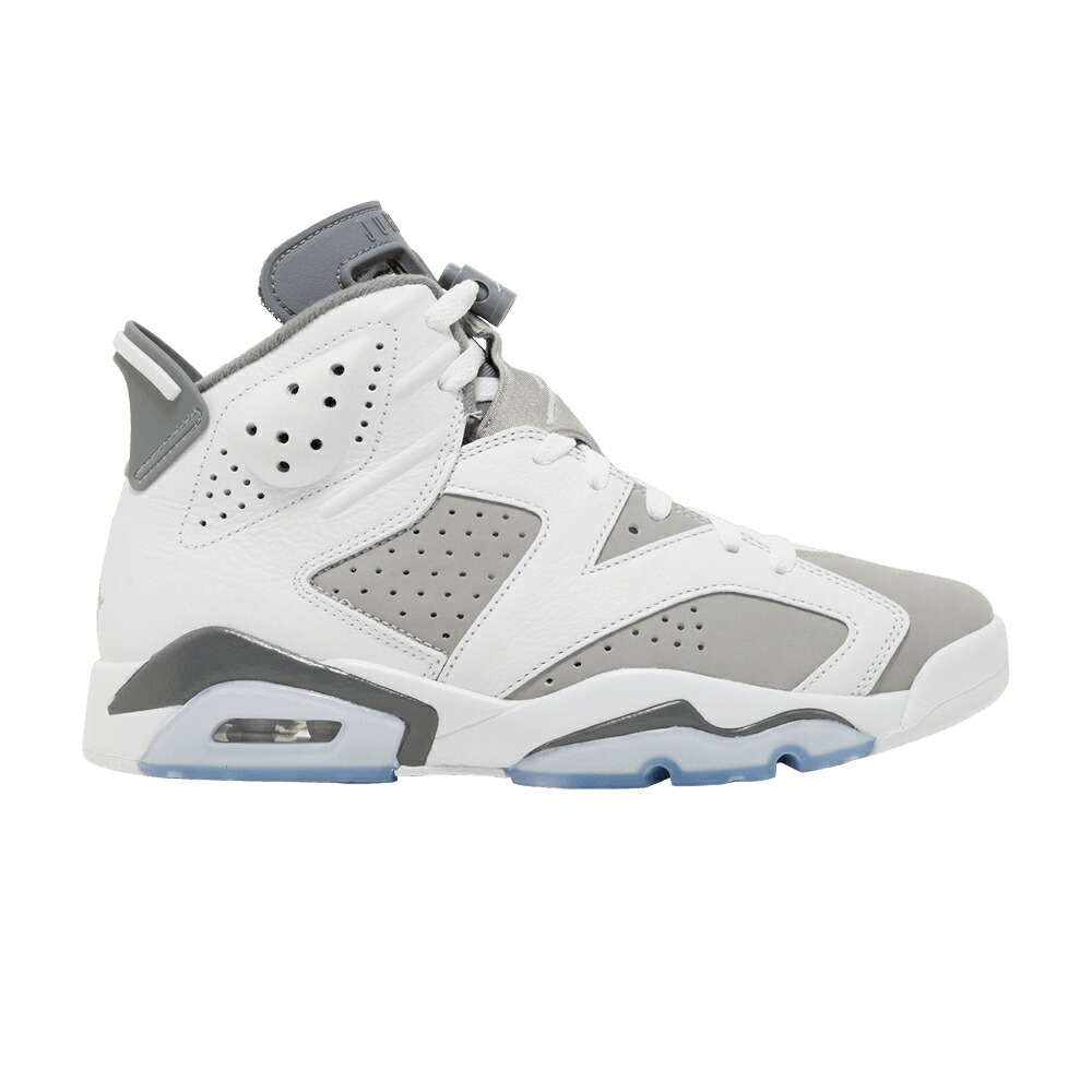ナイキ 白色 ホワイト 灰色 グレー クール エアジョーダン COOL GREY スニーカー メンズ AIR JORDAN AIR JORDAN 6 RETRO / WHITE MEDIUM GREY COOL GREY