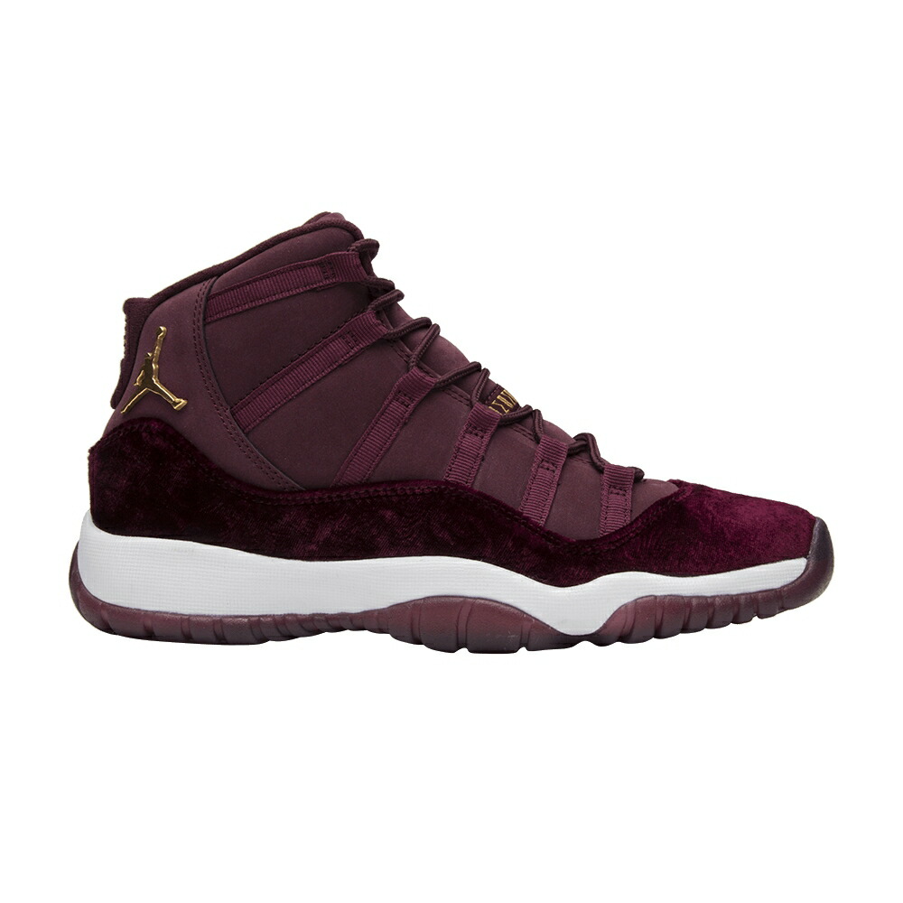 ナイキ ナイト マルーン ゴールド エアジョーダン 'VELVET' スニーカー メンズ AIR JORDAN AIR JORDAN 11 RETRO GG HEIRESS / NIGHT MAROON METALLIC GOLD NIGHT
