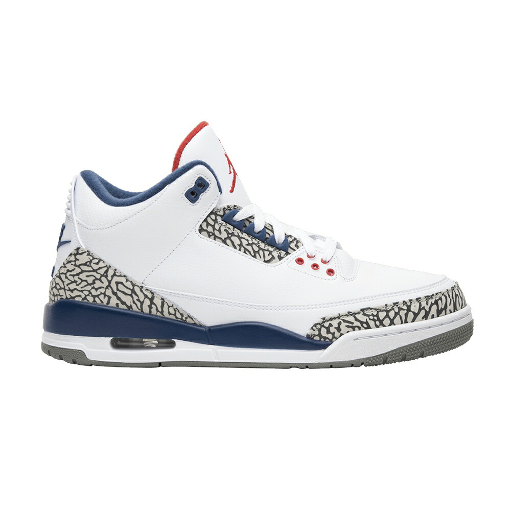 ナイキ 白色 ホワイト 青色 ブルー エアジョーダン 'TRUE BLUE' スニーカー メンズ AIR JORDAN AIR JORDAN 3 RETRO OG 2016 / WHITE TRUE BLUE