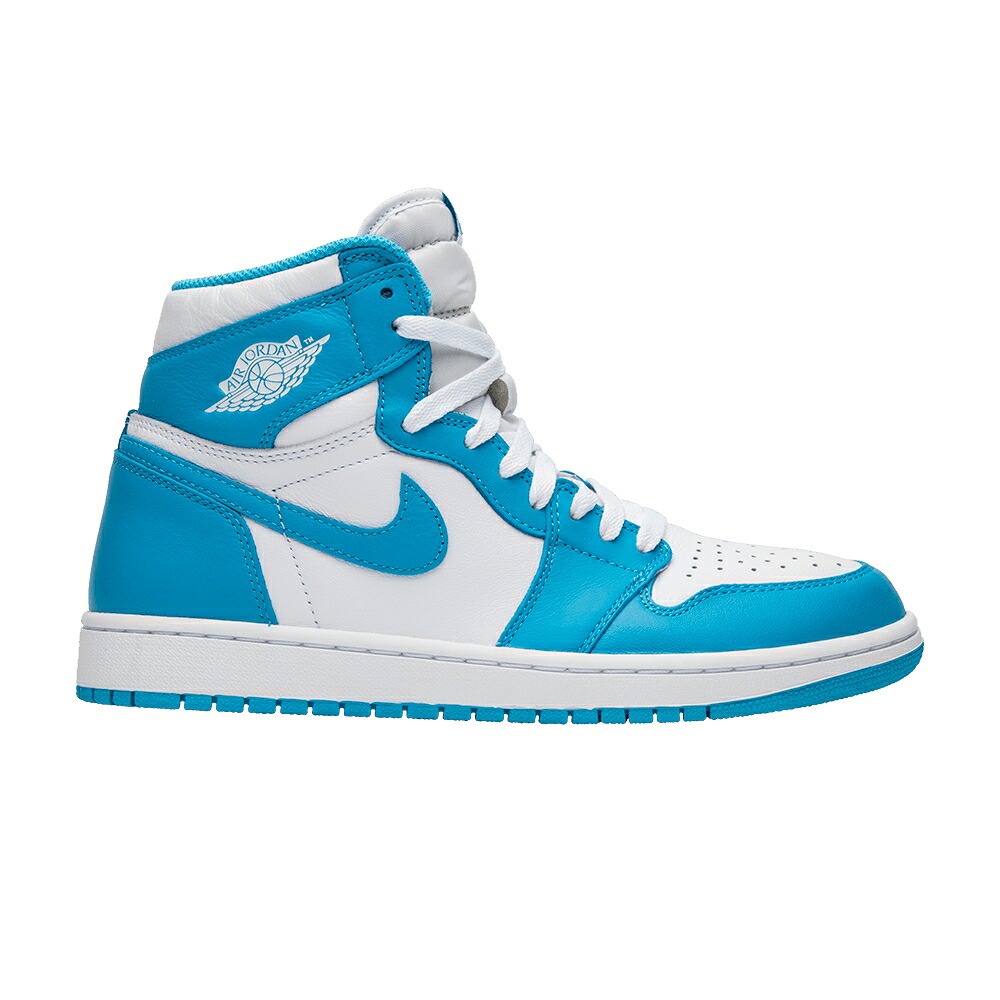 ナイキ ハイ 白色 ホワイト 青色 ブルー エアジョーダン 'UNC' スニーカー メンズ AIR JORDAN AIR JORDAN 1 RETRO HIGH OG / WHITE DARK POWDER BLUE