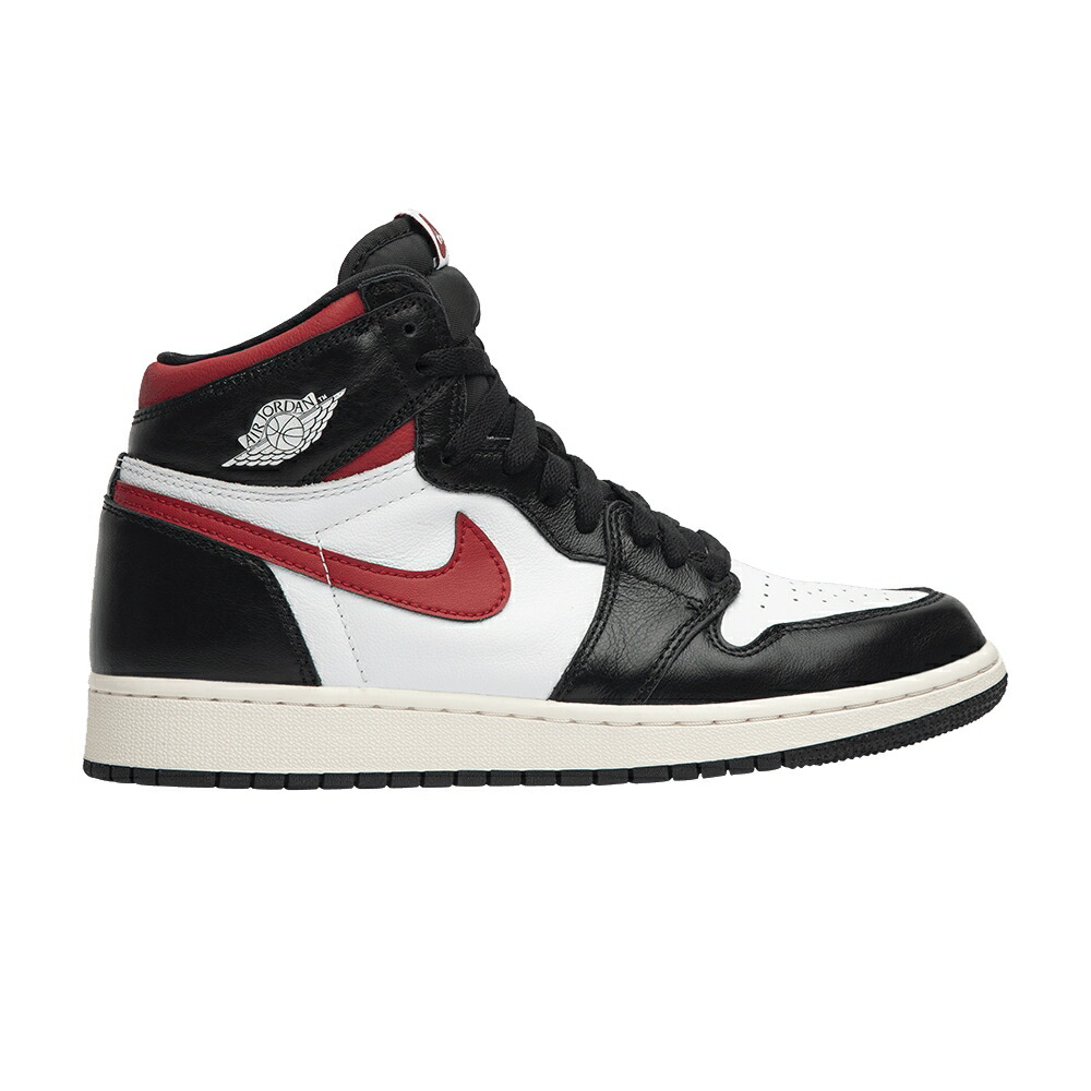 ナイキ ハイ 黒色 ブラック 白色 ホワイト 赤 レッド エアジョーダン 'GYM RED' ジュニア キッズ AIR JORDAN AIR JORDAN 1 RETRO HIGH OG GS / BLACK WHITE SAIL GYM RED ベビー マタニティ スニーカー