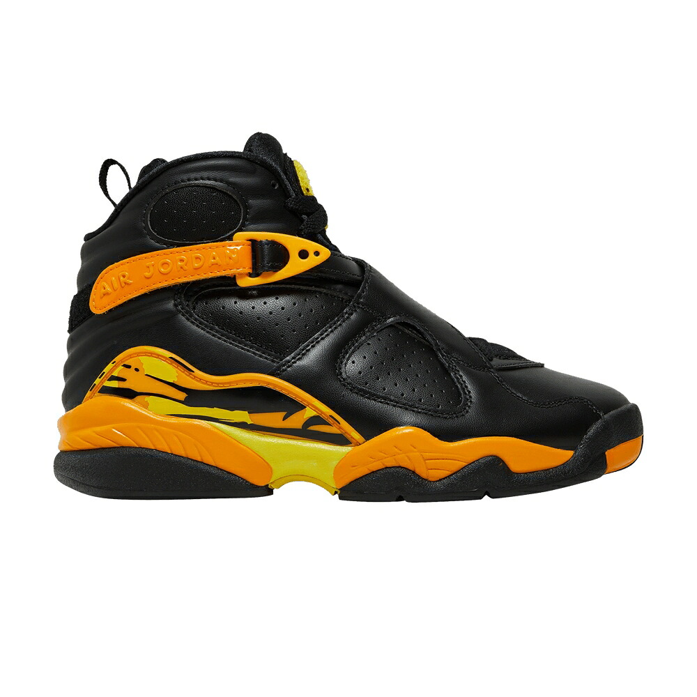 ナイキ 黒いこと 黒いこと 黄味がかった 黄色 エアジョーダン \u0027TAXI\u0027 スニーカー レディース AIR JORDAN WMNS AIR JORDAN 8 RETRO / BLACK TAXI OPTI YELLOW
