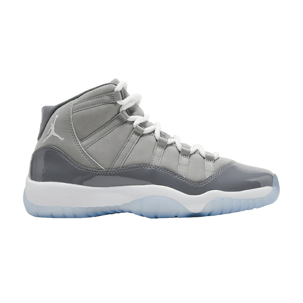 ナイキ 灰色 グレー 白色 ホワイト クール エアジョーダン 'COOL GREY' ジュニア キッズ AIR JORDAN AIR JORDAN 11 RETRO GS 2021 / MEDIUM GREY WHITE COOL GREY ベビー マタニティ スニーカー｜スニケス