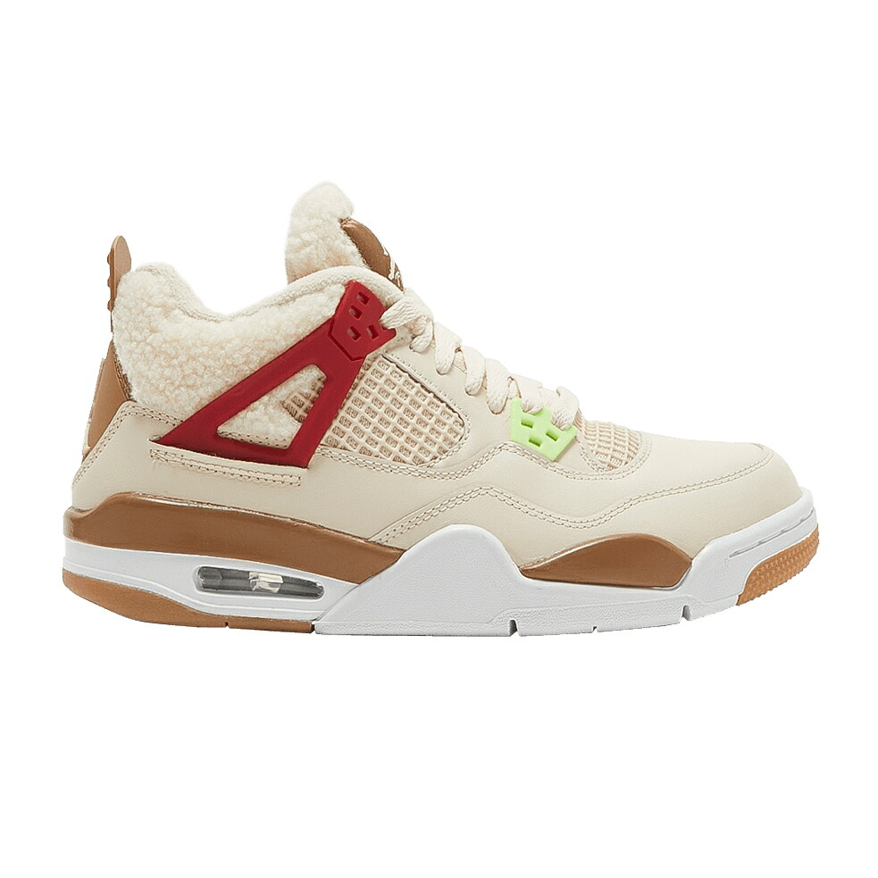 ナイキ 赤 レッド エアジョーダン 'WILD THINGS' ジュニア キッズ AIR JORDAN AIR JORDAN 4 RETRO GS / SAIL UNIVERSITY RED HEMP BARELY ベビー マタニティ スニーカー 37,895円