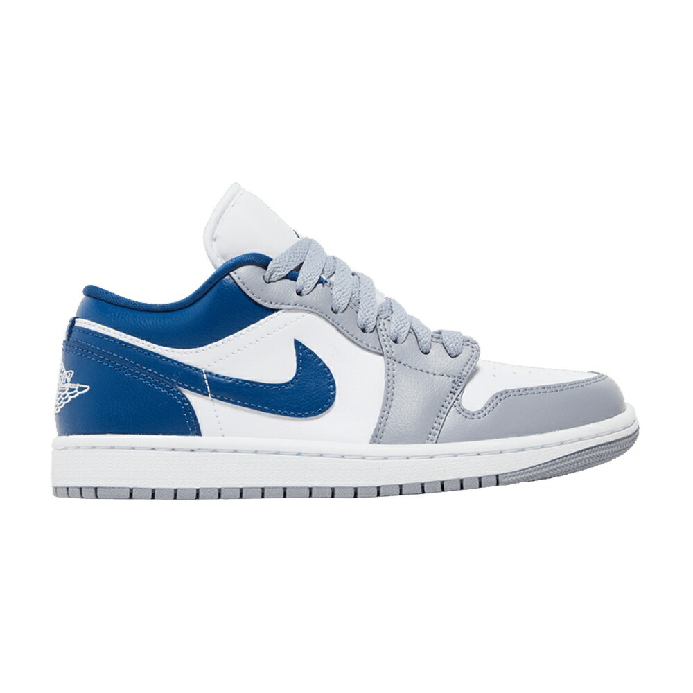 ナイキ ステルス 白色 ホワイト 青色 ブルー エアジョーダン FRENCH BLUE スニーカー レディース AIR JORDAN WMNS AIR JORDAN 1 LOW / STEALTH WHITE FRENCH BLUE