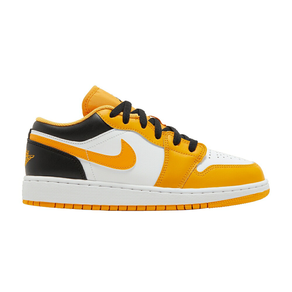 ナイキ 白色 ホワイト 黒色 ブラック エアジョーダン 'TAXI WHITE' ジュニア キッズ AIR JORDAN AIR JORDAN 1 LOW GS / TAXI WHITE BLACK ベビー マタニティ スニーカー