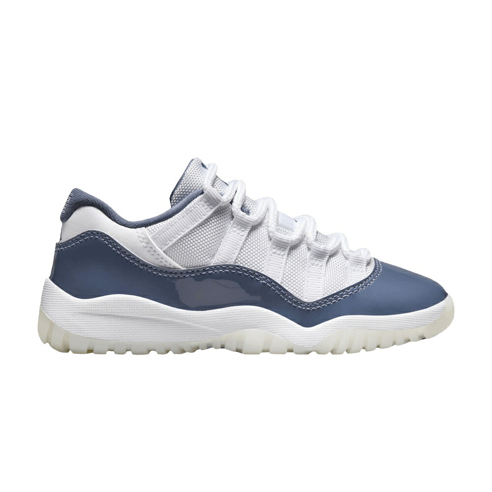 ナイキ 白色 ホワイト 紺色 ネイビー エアジョーダン 'DIFFUSED BLUE' ジュニア キッズ AIR JORDAN AIR JORDAN 11 RETRO LOW PS / WHITE MIDNIGHT NAVY DIFFUSED ベビー マタニティ スニーカー