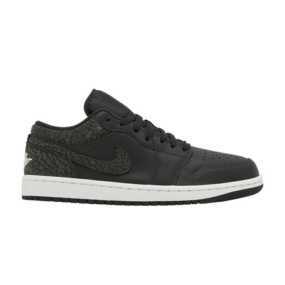 ナイキ 黒いこと 黒いこと 白いこと 白いこと エアジョーダン \u0027BLACK ELEPHANT\u0027 スニーカー メンズ AIR JORDAN AIR JORDAN 1 LOW SE / OFF NOIR BLACK WHITE BLACK