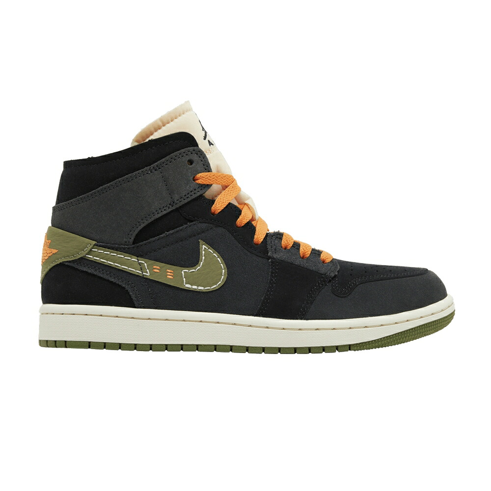 ナイキ ミッド 天の原 オリーブ エアジョーダン \u0027ANTHRACITE OLIVE\u0027 スニーカー メンズ AIR JORDAN AIR JORDAN 1 MID SE CRAFT LIGHT / ANTHRACITE SKY J LIGHT OLIVE