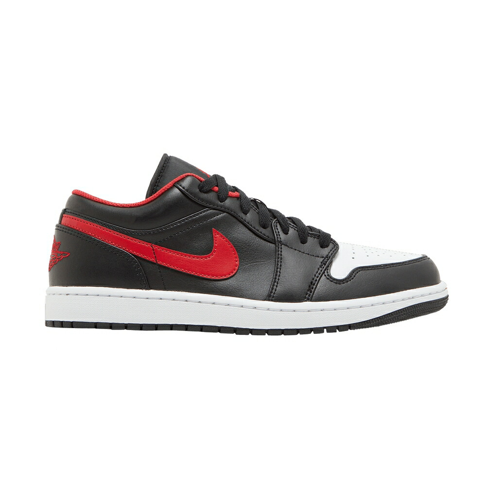 ナイキ 黒色 ブラック ファイア 赤 レッド 白色 ホワイト エアジョーダン WHITE TOE スニーカー メンズ AIR JORDAN AIR JORDAN 1 LOW / BLACK FIRE RED WHITE