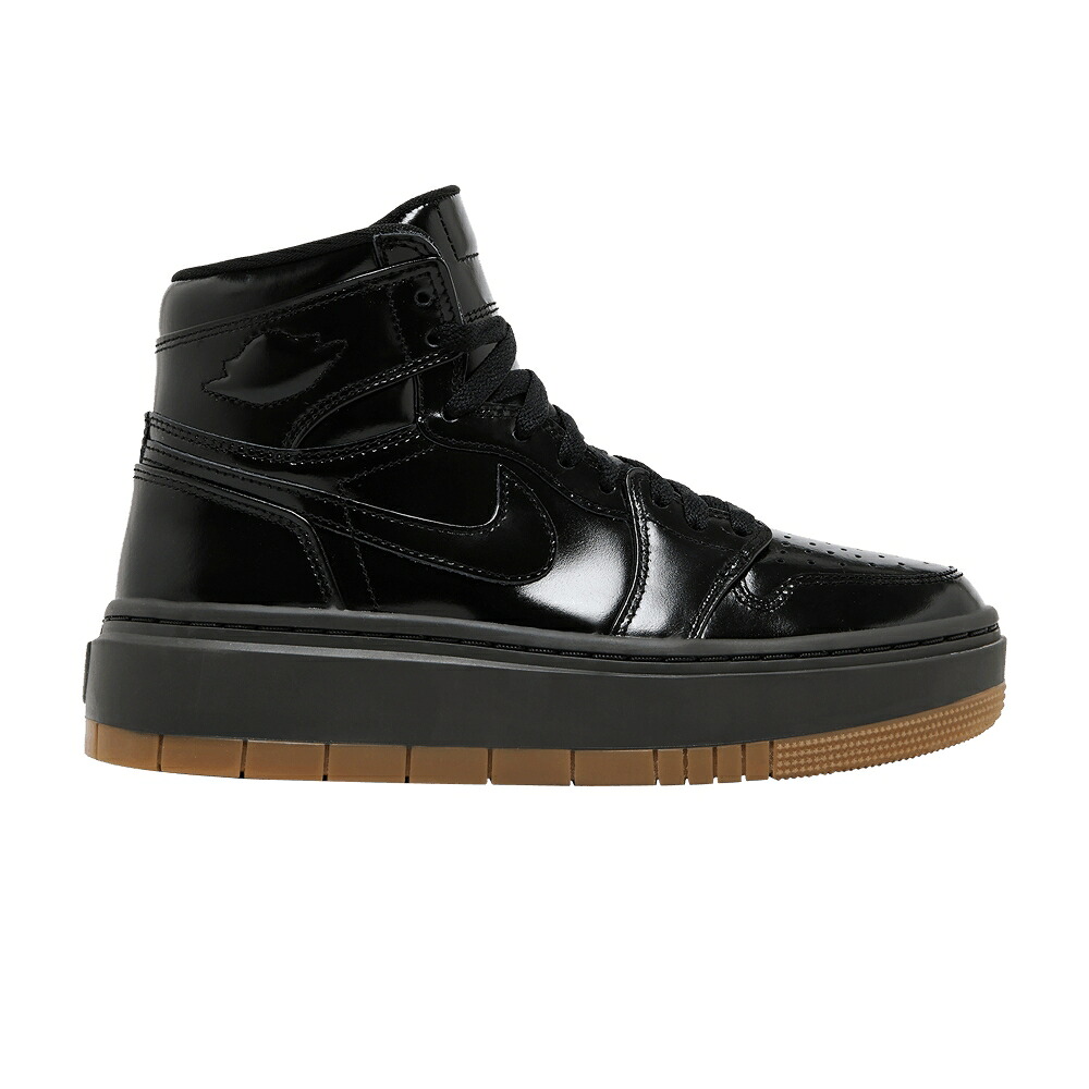 ナイキ 御機嫌 黒いこと 黒いこと 赤銅色 赤銅色 エアジョーダン \u0027BLACK GUM\u0027 スニーカー レディース AIR JORDAN WMNS AIR JORDAN 1 ELEVATE HIGH SE / BLACK MEDIUM ASH GUM LIGHT BROWN