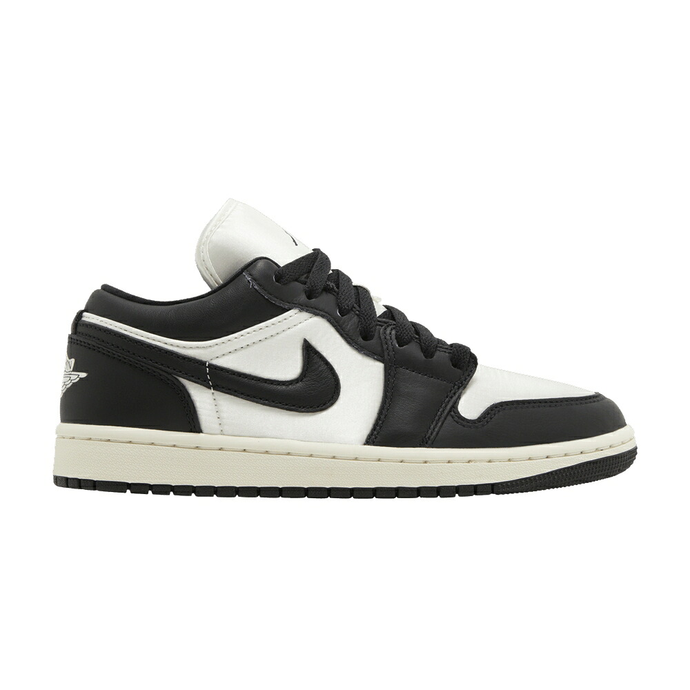 ナイキ 黒色 ブラック エアジョーダン 'VINTAGE PANDA' スニーカー レディース AIR JORDAN WMNS AIR JORDAN 1 LOW SE / SAIL SAIL BLACK|スニケス