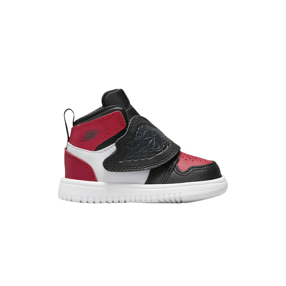 ナイキ スカイ 黒色 ブラック 赤 レッド 白色 ホワイト エアジョーダン 'BRED TOE' ベビー AIR JORDAN AIR JORDAN SKY 1 TD / BLACK VARSITY RED WHITE|スニケス