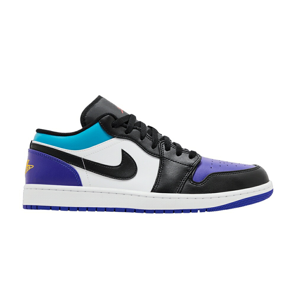 ナイキ 白いこと 白いこと 厚地の外套 紫 パープル エアジョーダン \u0027AQUA\u0027 スニーカー メンズ AIR JORDAN AIR JORDAN 1 LOW / WHITE COURT PURPLE TROPICAL
