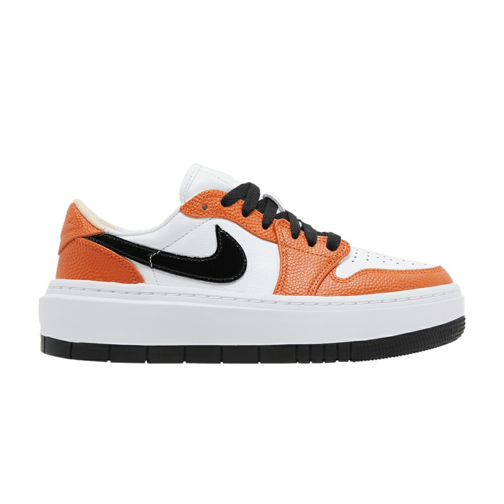 ナイキ 橙 オレンジ 黒色 ブラック 白色 ホワイト エアジョーダン WNBA スニーカー レディース AIR JORDAN WMNS AIR JORDAN 1 ELEVATE LOW / BRILLIANT ORANGE BLACK WHITE